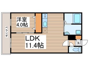 ジーメゾン谷塚パックスの物件間取画像